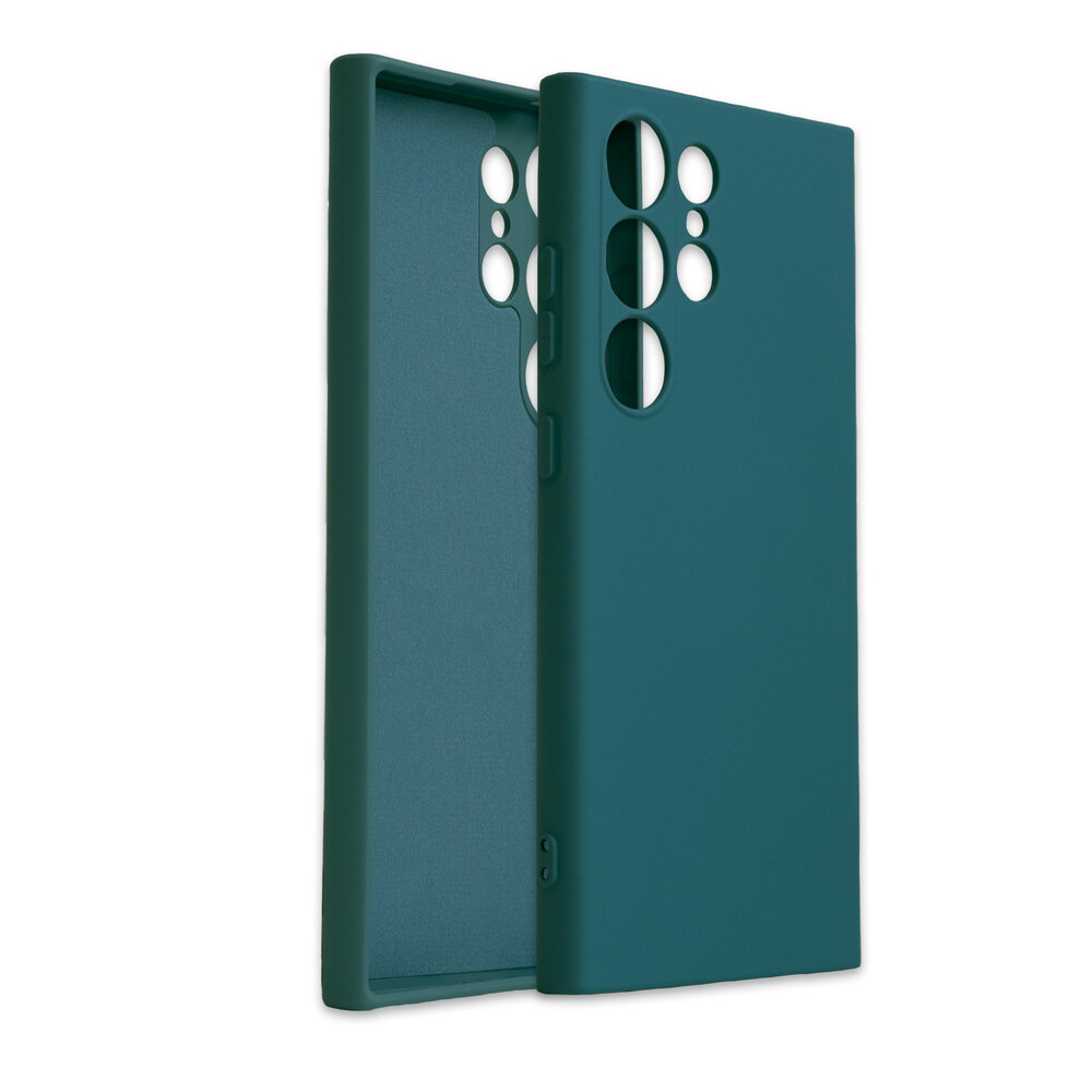 ShieldCase ShieldCase Coque en silicone Samsung Galaxy S24 Ultra (vert foncé)