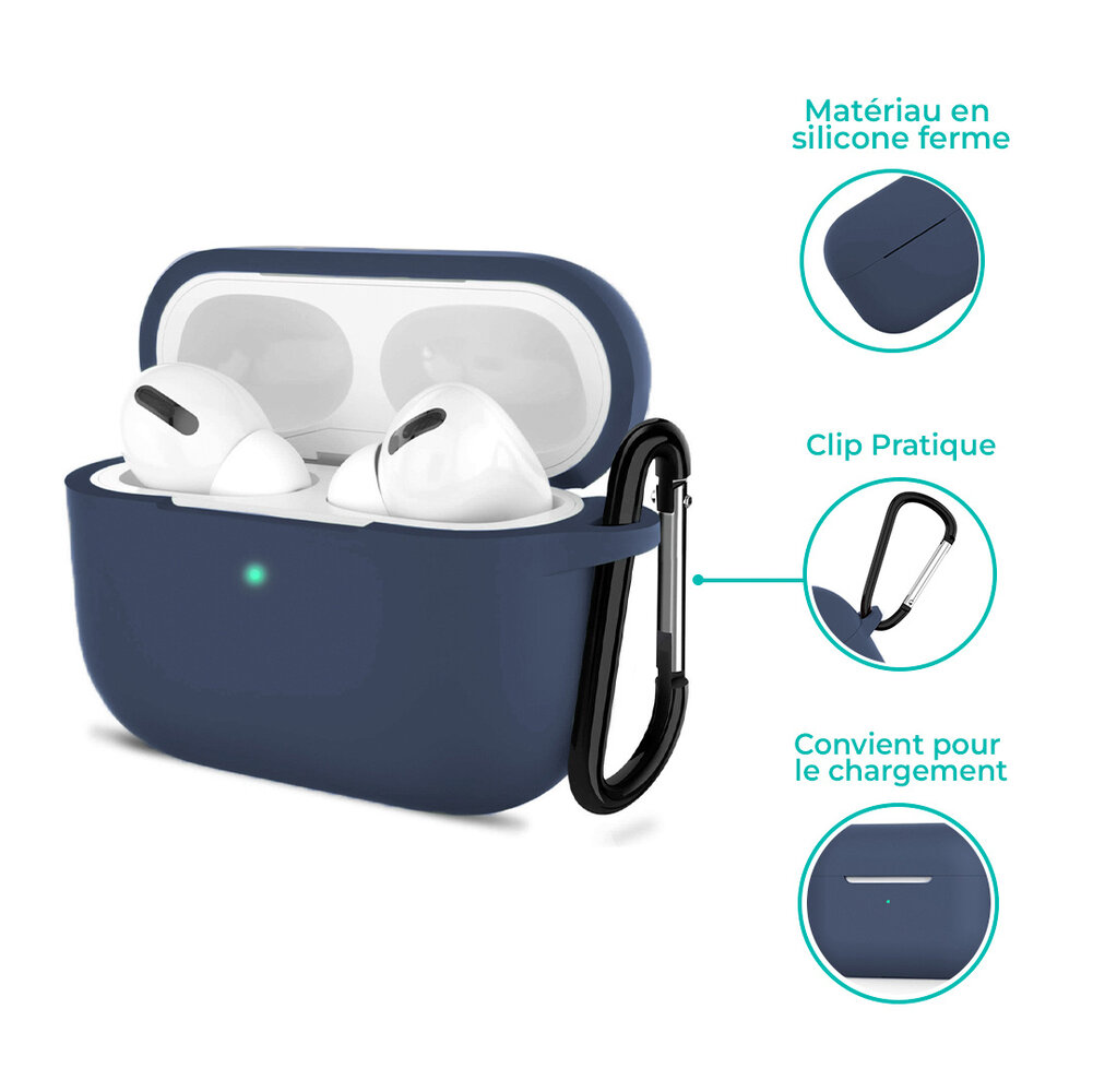 ShieldCase ShieldCase Coque silicone AirPods Pro 2 (bleu foncé)