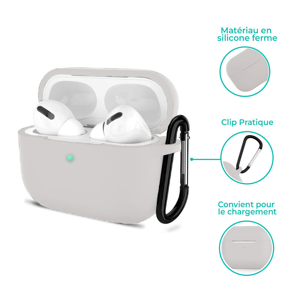 ShieldCase ShieldCase Coque silicone AirPods Pro 2 (gris)