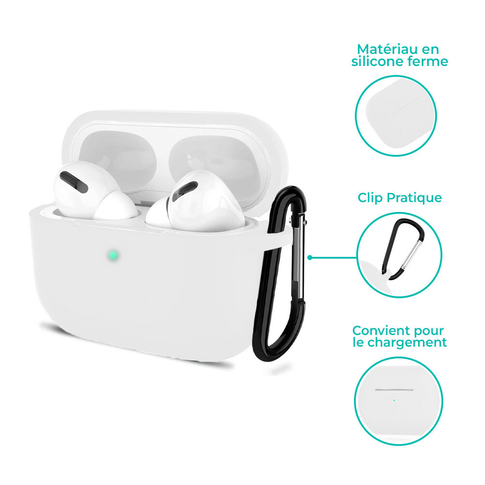 ShieldCase ShieldCase Coque silicone AirPods Pro 2 (blanc)