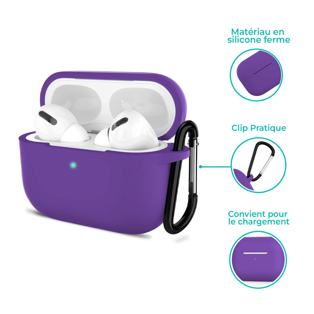 ShieldCase ShieldCase Coque silicone AirPods Pro 2 (violet)