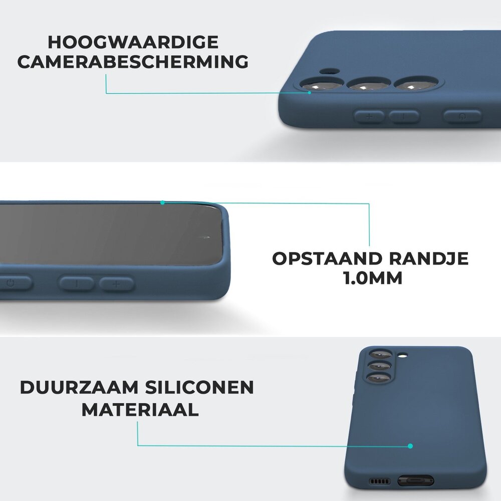 ShieldCase ShieldCase Coque en silicone Samsung Galaxy A35 (bleu foncé)