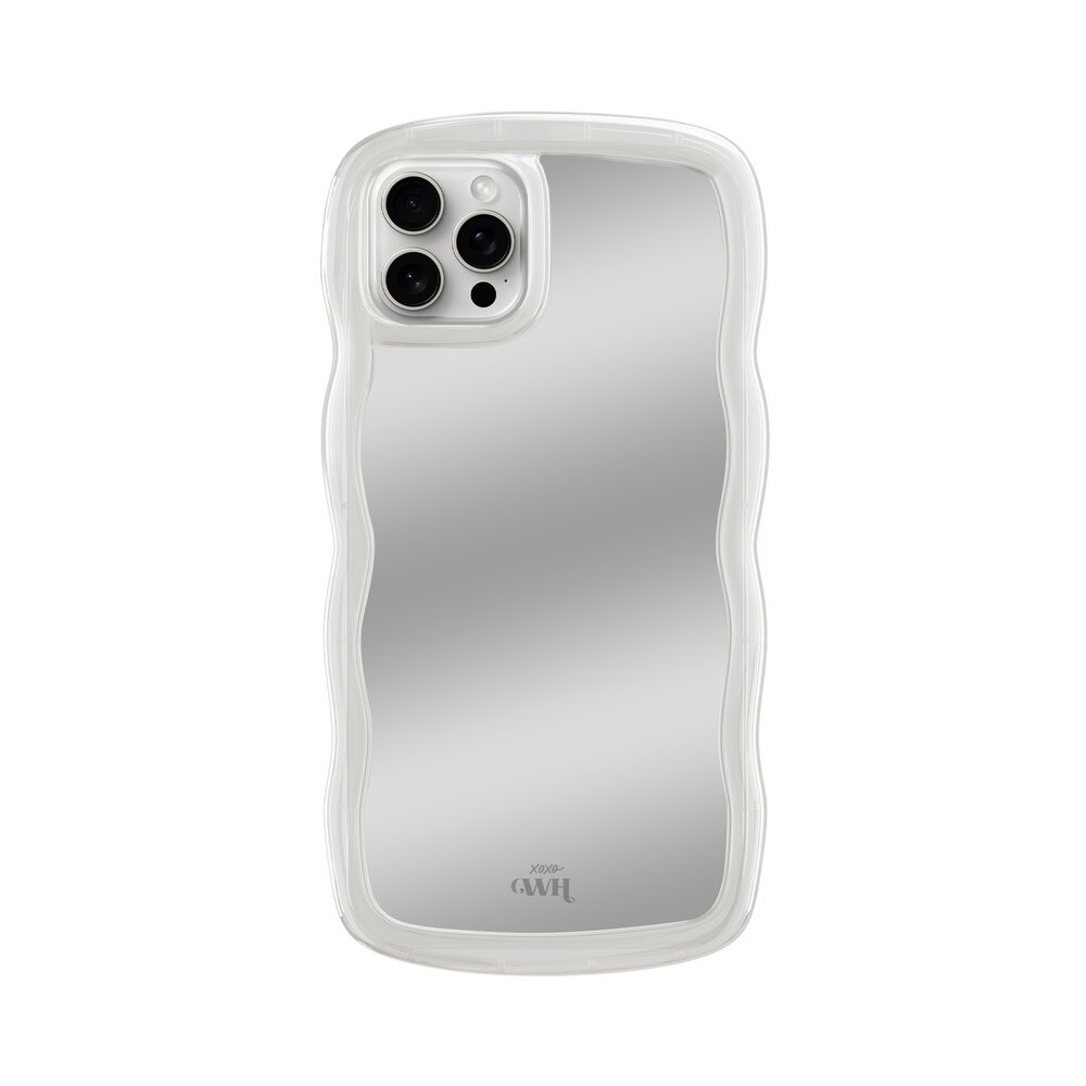 xoxo Wildhearts xoxo Wildhearts Wavy mirror case Transparant - iPhone 12 Pro Max xoxo Wildhearts xoxo Wildhearts Wavy mirror case Transparant - iPhone 12 Pro Max