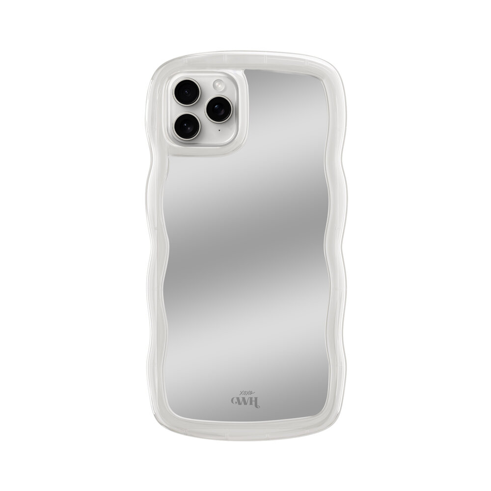xoxo Wildhearts xoxo Wildhearts Wavy mirror case Transparant - iPhone 11 Pro xoxo Wildhearts xoxo Wildhearts Wavy mirror case Transparant - iPhone 11 Pro