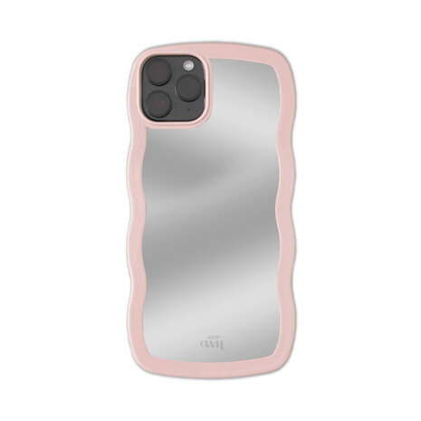 xoxo Wildhearts xoxo Wildhearts Wavy mirror case Pink - iPhone 11 Pro Max xoxo Wildhearts xoxo Wildhearts Wavy mirror case Pink - iPhone 11 Pro Max