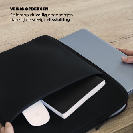 Coverzs Coverzs Housse de luxe d'ordinateur 15.6 pouce (noir) Coverzs Coverzs Housse de luxe d'ordinateur 15.6 pouce (noir)