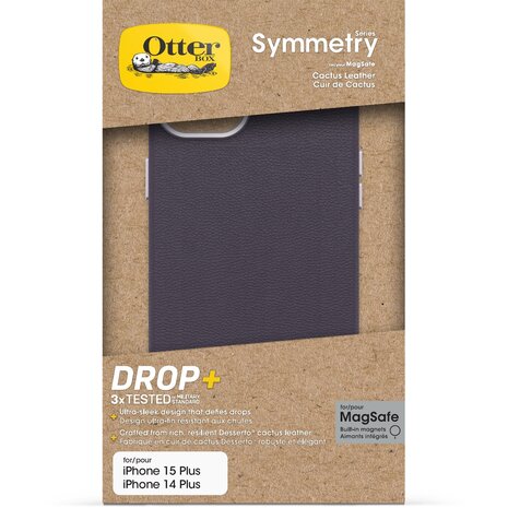 Otterbox Otterbox Symmetry Coque cuir Cactus iPhone 15 Plus (violet) Otterbox Otterbox Symmetry Coque cuir Cactus iPhone 15 Plus (violet)