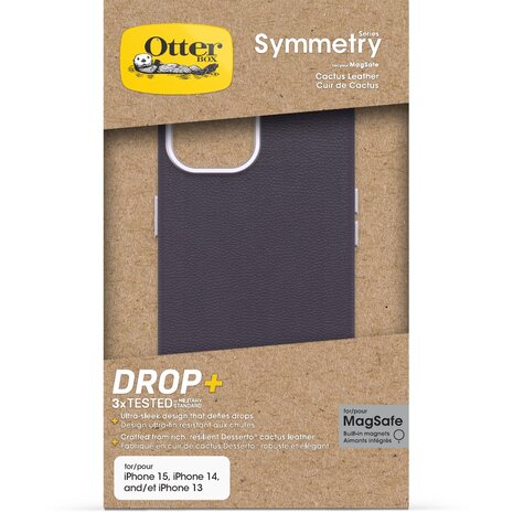 Otterbox Otterbox Symmetry Coque cuir Cactus iPhone 13 (violet) Otterbox Otterbox Symmetry Coque cuir Cactus iPhone 13 (violet)
