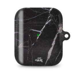 xoxo Wildhearts Coque AirPods - Marble Black Mood xoxo Wildhearts Coque AirPods - Marble Black Mood