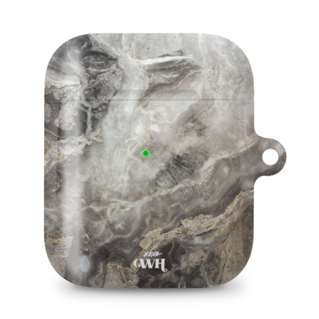 xoxo Wildhearts xoxo Wildhearts Coque AirPods - Marble Grey River xoxo Wildhearts xoxo Wildhearts Coque AirPods - Marble Grey River