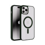 ShieldCase Coque Transparente iPhone 13 Magsafe avec bords colorés (vert) ShieldCase Coque Transparente iPhone 13 Magsafe avec bords colorés (vert)
