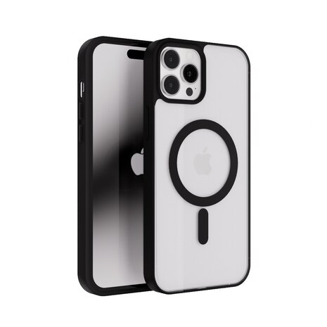 ShieldCase ShieldCase Coque Transparente iPhone 13 Magsafe avec bords colorés (noir) ShieldCase ShieldCase Coque Transparente iPhone 13 Magsafe avec bords colorés (noir)