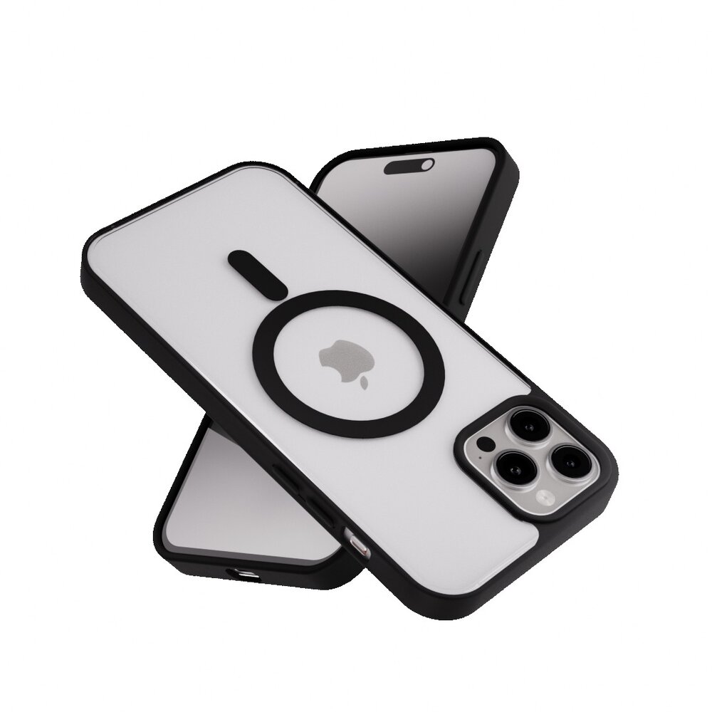 ShieldCase ShieldCase Coque Transparente iPhone 13 Magsafe avec bords colorés (noir) ShieldCase ShieldCase Coque Transparente iPhone 13 Magsafe avec bords colorés (noir)
