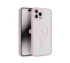 ShieldCase Coque Transparente iPhone 13 Magsafe avec bords colorés (rose) ShieldCase Coque Transparente iPhone 13 Magsafe avec bords colorés (rose)