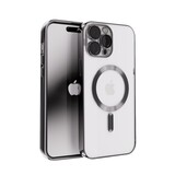 Coverzs Coque MagSafe avec cache de caméra iPhone 14 Pro (noir)