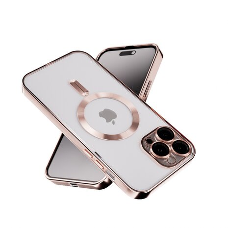 Coverzs Coverzs Coque MagSafe avec cache de caméra iPhone 14 Pro (or rose) Coverzs Coverzs Coque MagSafe avec cache de caméra iPhone 14 Pro (or rose)