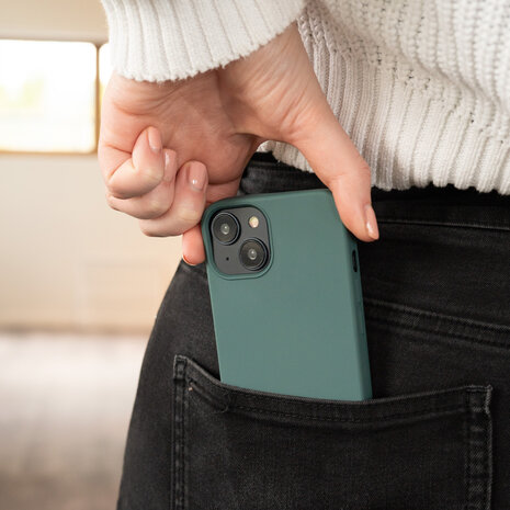 ShieldCase ShieldCase Coque silicone iPhone 13 (vert foncé)