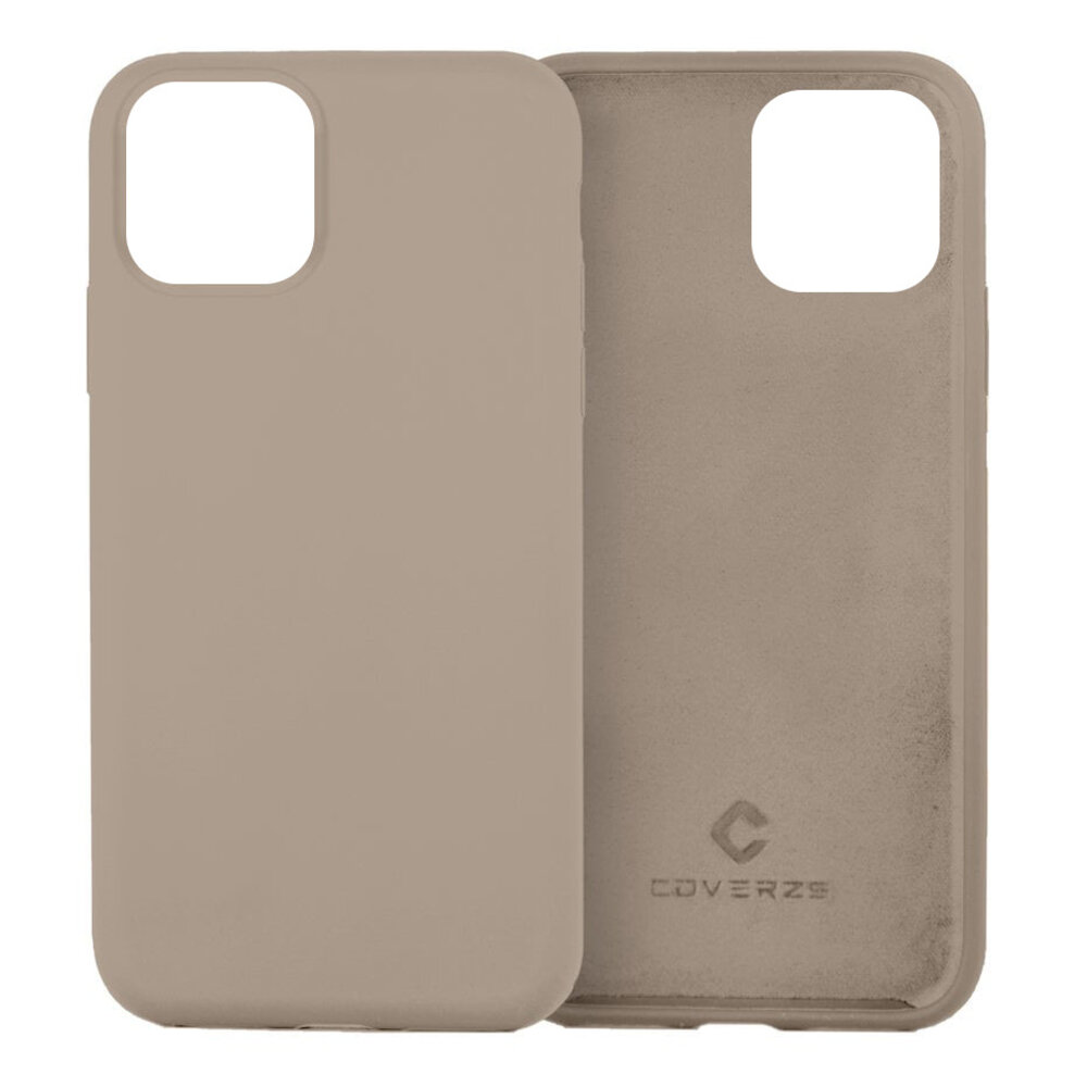Coverzs Coverzs Coque silicone de luxe iPhone 11 (gris)