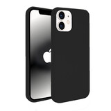 Coverzs Coque silicone de luxe iPhone 12 (noir) Coverzs Coque silicone de luxe iPhone 12 (noir)
