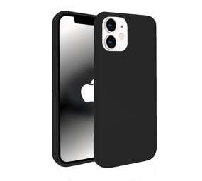 Coverzs Coque silicone de luxe iPhone 12 (noir) Coverzs Coque silicone de luxe iPhone 12 (noir)