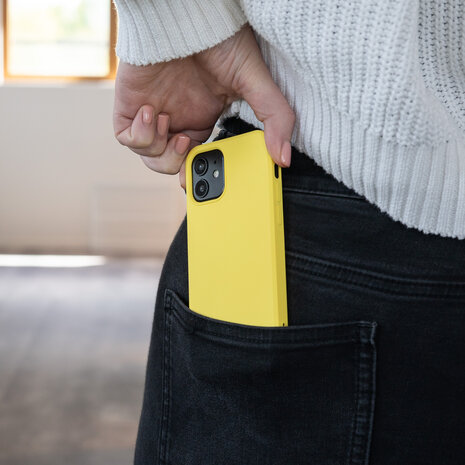 ShieldCase ShieldCase Coque silicone iPhone 12 (jaune)