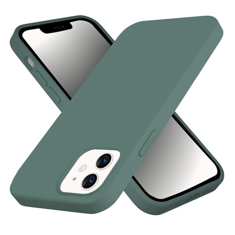 ShieldCase ShieldCase Coque silicone iPhone 12 (vert foncé)