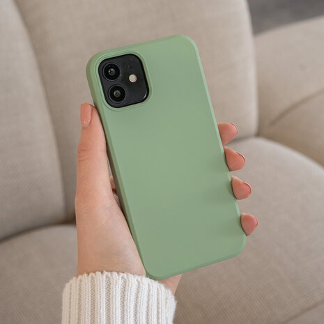 ShieldCase ShieldCase Coque silicone iPhone 12 (vert clair)