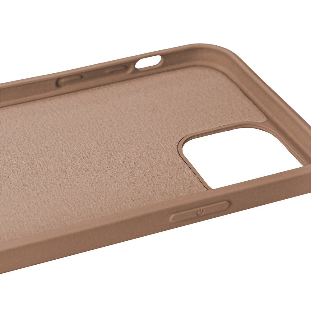 ShieldCase ShieldCase Coque silicone iPhone 12 (brun) ShieldCase ShieldCase Coque silicone iPhone 12 (brun)