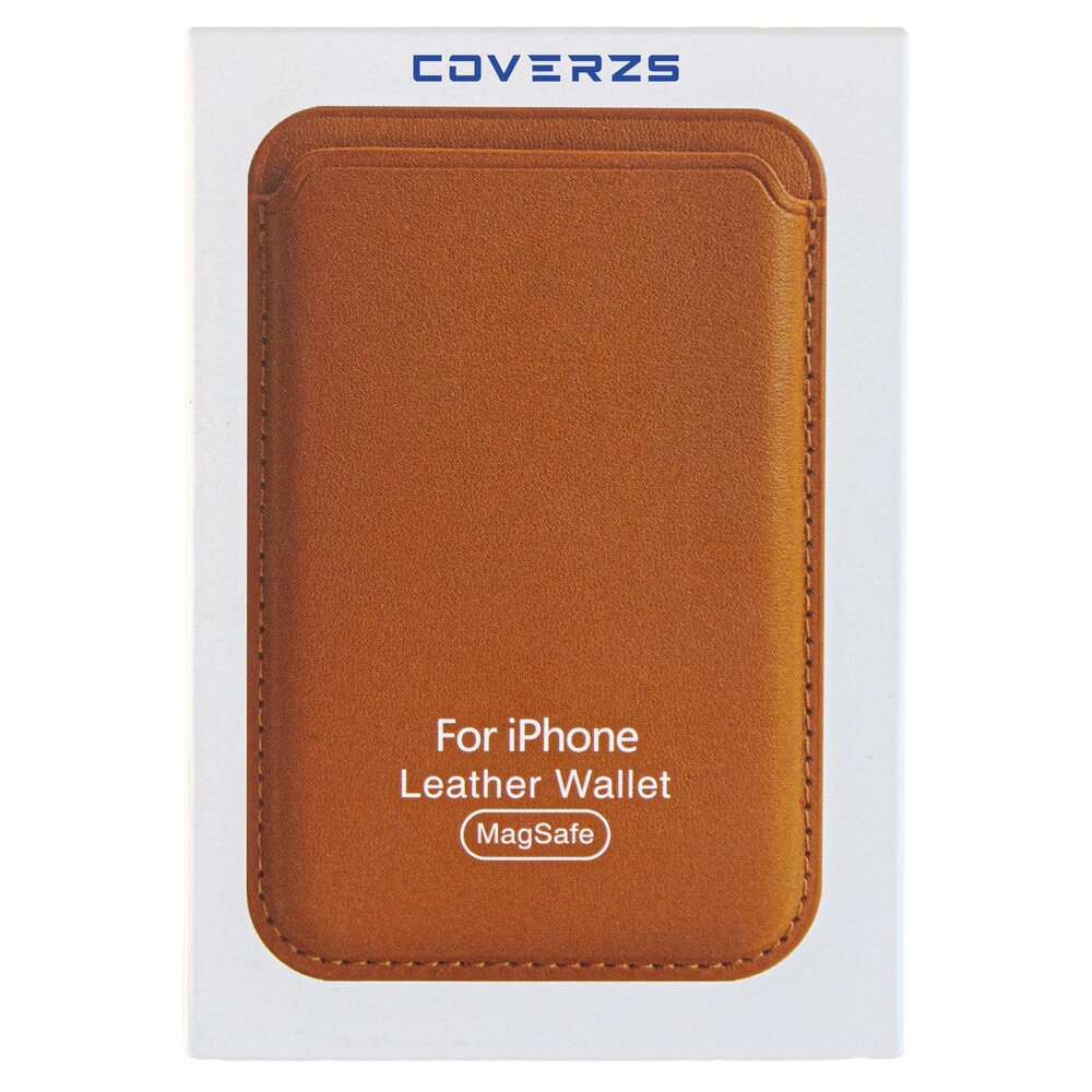Coverzs Coverzs luxe MagSafe wallet (brun) Coverzs Coverzs luxe MagSafe wallet (brun)