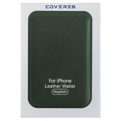 Coverzs Coverzs luxe MagSafe wallet (vert foncé) Coverzs Coverzs luxe MagSafe wallet (vert foncé)