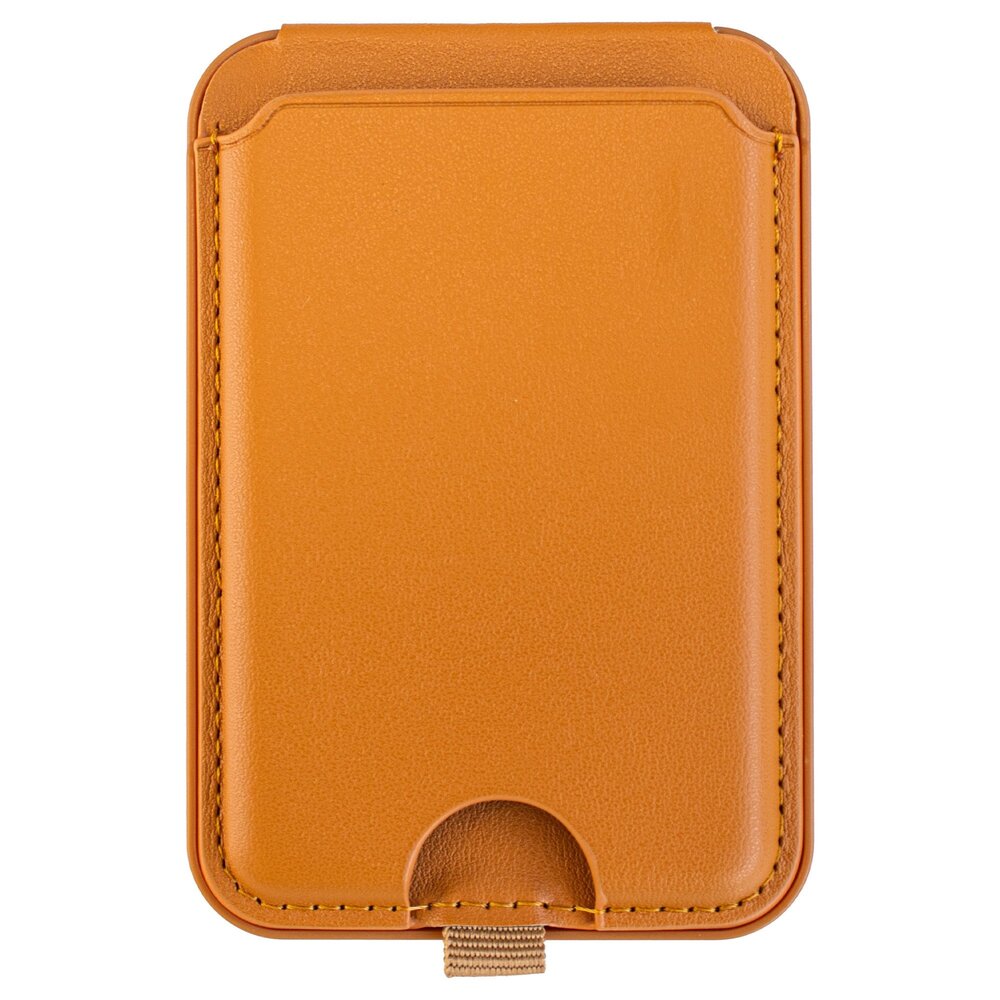 Coverzs Coverzs MagSafe Wallet de luxe avec support (brun) Coverzs Coverzs MagSafe Wallet de luxe avec support (brun)