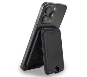 Coverzs MagSafe Wallet de luxe avec support (noir)