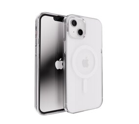 Coverzs iPhone 12 coque MagSafe Clear Metallic (argent) Coverzs iPhone 12 coque MagSafe Clear Metallic (argent)