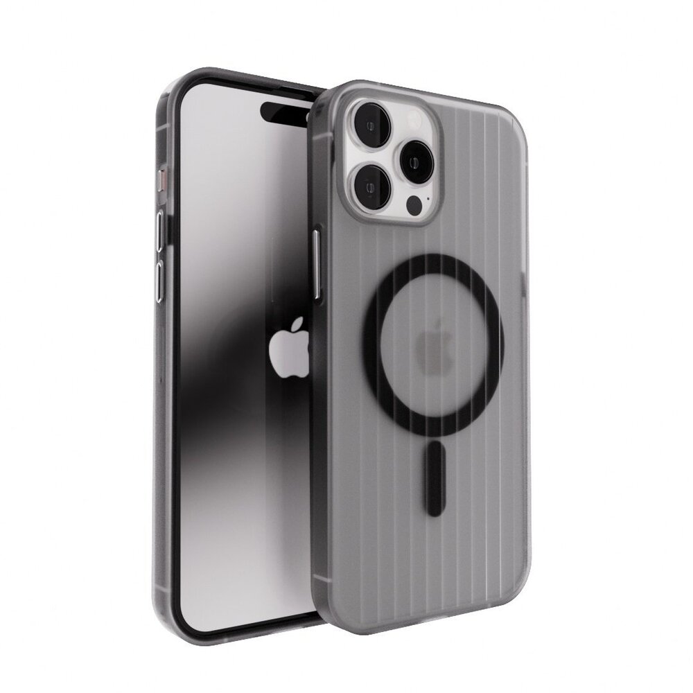 Coverzs Coverzs iPhone 12 Pro Max Wavy hardcase avec Magsafe (noir) Coverzs Coverzs iPhone 12 Pro Max Wavy hardcase avec Magsafe (noir)