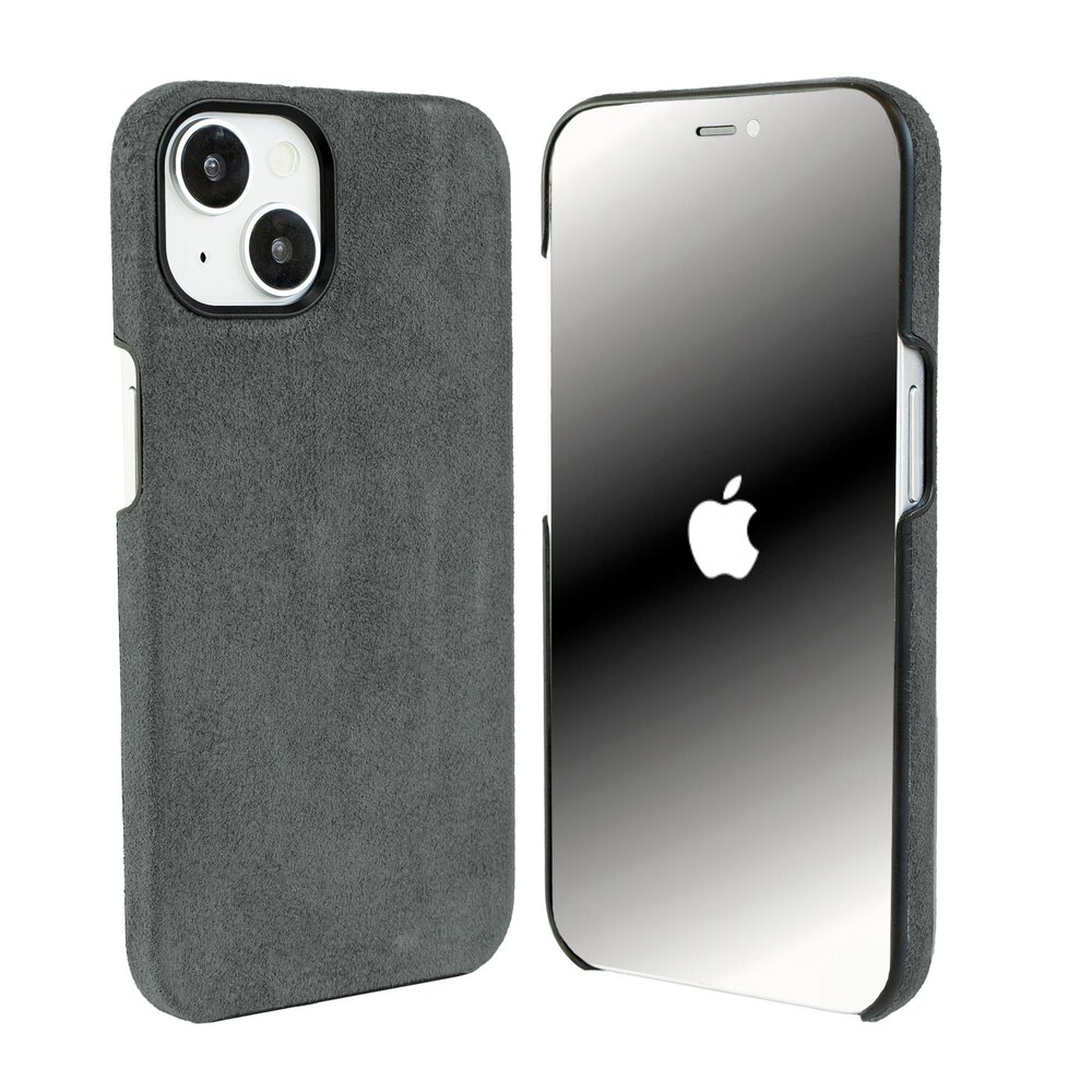 Coverzs Coverzs Coque iPhone 15 Alcantara MagSafe (gris) Coverzs Coverzs Coque iPhone 15 Alcantara MagSafe (gris)