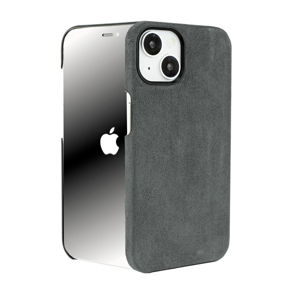 Coverzs Coverzs Coque iPhone 15 Alcantara MagSafe (gris) Coverzs Coverzs Coque iPhone 15 Alcantara MagSafe (gris)
