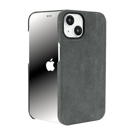 Coverzs Coverzs Coque iPhone 15 Alcantara MagSafe (gris) Coverzs Coverzs Coque iPhone 15 Alcantara MagSafe (gris)