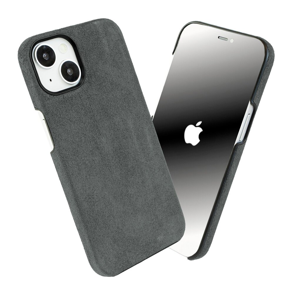 Coverzs Coverzs Coque iPhone 15 Alcantara MagSafe (gris) Coverzs Coverzs Coque iPhone 15 Alcantara MagSafe (gris)