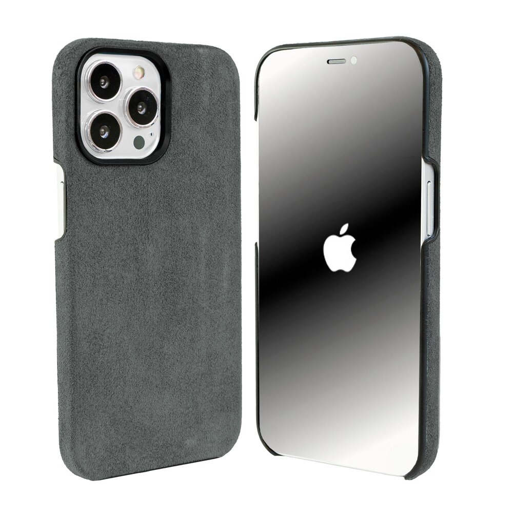 Coverzs Coverzs Coque iPhone 15 Pro Max Alcantara MagSafe (gris) Coverzs Coverzs Coque iPhone 15 Pro Max Alcantara MagSafe (gris)