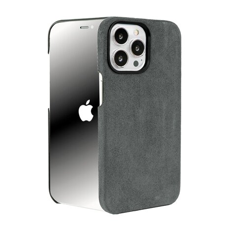 Coverzs Coverzs Coque iPhone 15 Pro Max Alcantara MagSafe (gris) Coverzs Coverzs Coque iPhone 15 Pro Max Alcantara MagSafe (gris)