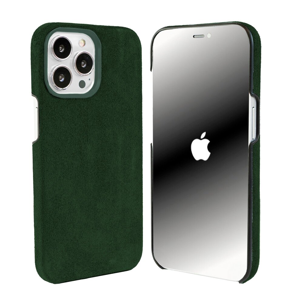 Coverzs Coverzs Coque iPhone 15 Pro Max Alcantara MagSafe (vert foncé) Coverzs Coverzs Coque iPhone 15 Pro Max Alcantara MagSafe (vert foncé)