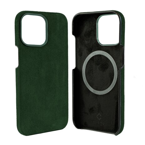 Coverzs Coverzs Coque iPhone 15 Pro Max Alcantara MagSafe (vert foncé) Coverzs Coverzs Coque iPhone 15 Pro Max Alcantara MagSafe (vert foncé)