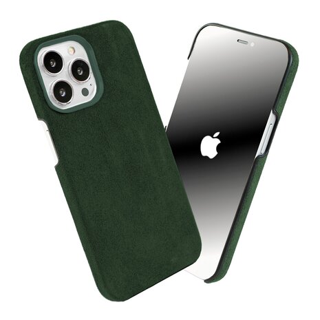 Coverzs Coverzs Coque iPhone 15 Pro Max Alcantara MagSafe (vert foncé) Coverzs Coverzs Coque iPhone 15 Pro Max Alcantara MagSafe (vert foncé)