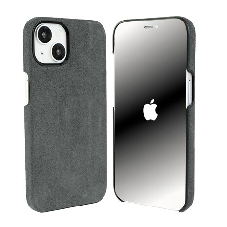 Coverzs Coverzs Coque iPhone 14 Alcantara MagSafe (gris) Coverzs Coverzs Coque iPhone 14 Alcantara MagSafe (gris)