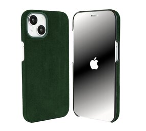Coverzs Coque iPhone 13 Alcantara MagSafe (vert foncé) Coverzs Coque iPhone 13 Alcantara MagSafe (vert foncé)