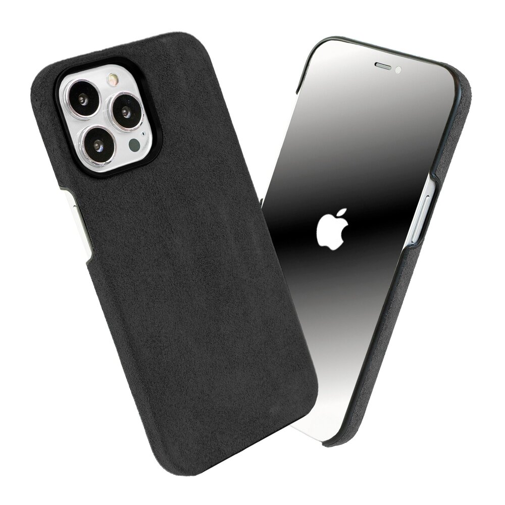 Coverzs Coverzs Coque iPhone 13 Pro Max Alcantara MagSafe (noir) Coverzs Coverzs Coque iPhone 13 Pro Max Alcantara MagSafe (noir)