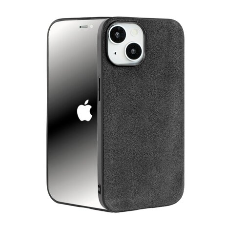 Coverzs Coverzs Coque iPhone 15 Alcantara & TPU MagSafe (noir) Coverzs Coverzs Coque iPhone 15 Alcantara & TPU MagSafe (noir)
