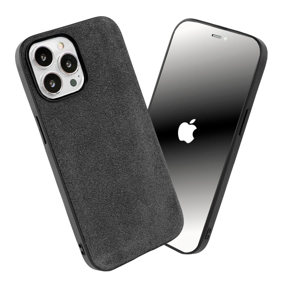 Coverzs Coverzs Coque iPhone 15 Pro Alcantara & TPU MagSafe (noir) Coverzs Coverzs Coque iPhone 15 Pro Alcantara & TPU MagSafe (noir)
