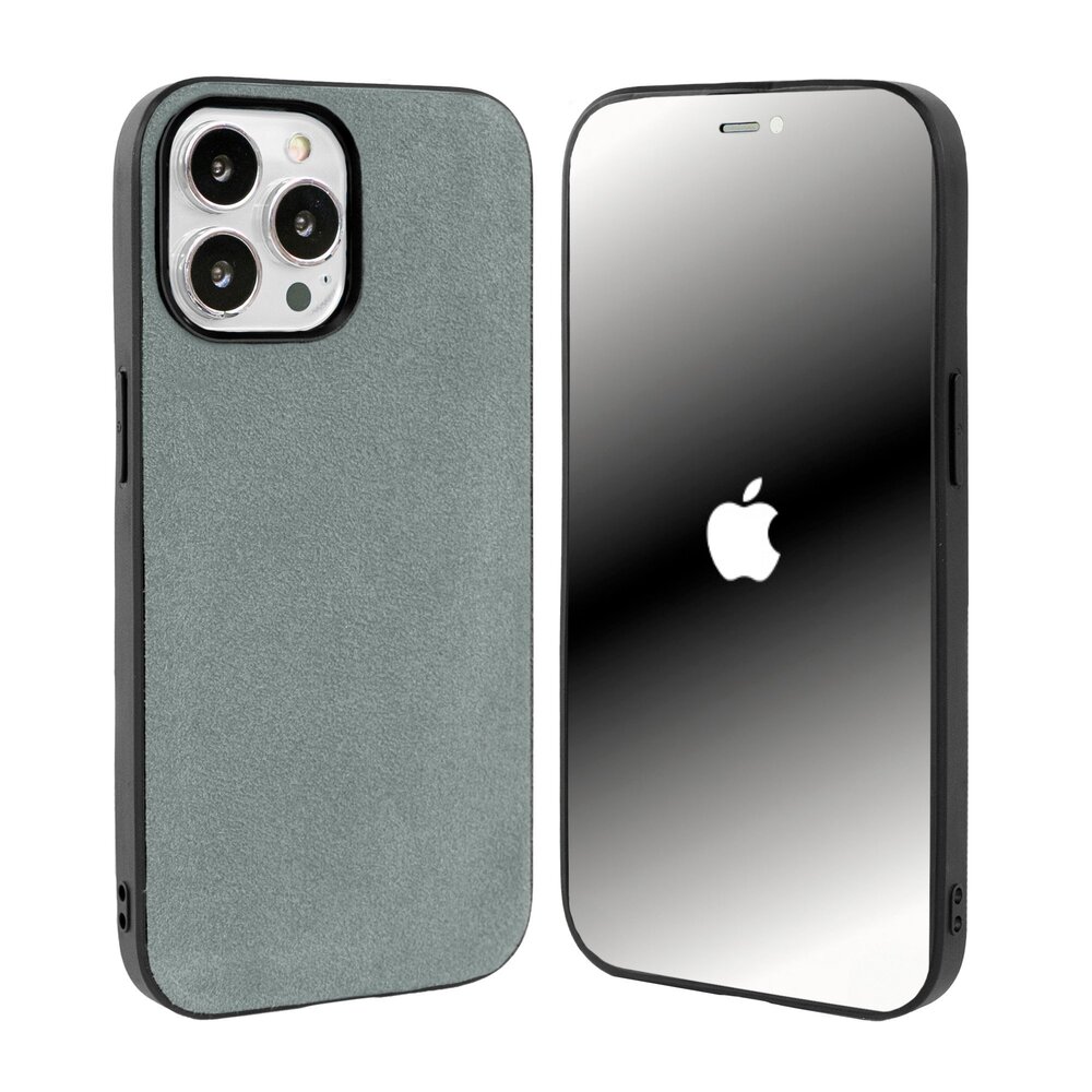 Coverzs Coverzs Coque iPhone 14 Pro Alcantara & TPU MagSafe (gris) Coverzs Coverzs Coque iPhone 14 Pro Alcantara & TPU MagSafe (gris)
