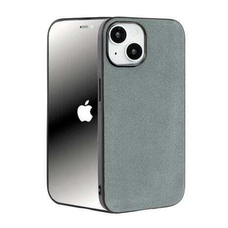 Coverzs Coverzs Coque iPhone 13 Alcantara & TPU MagSafe (gris) Coverzs Coverzs Coque iPhone 13 Alcantara & TPU MagSafe (gris)